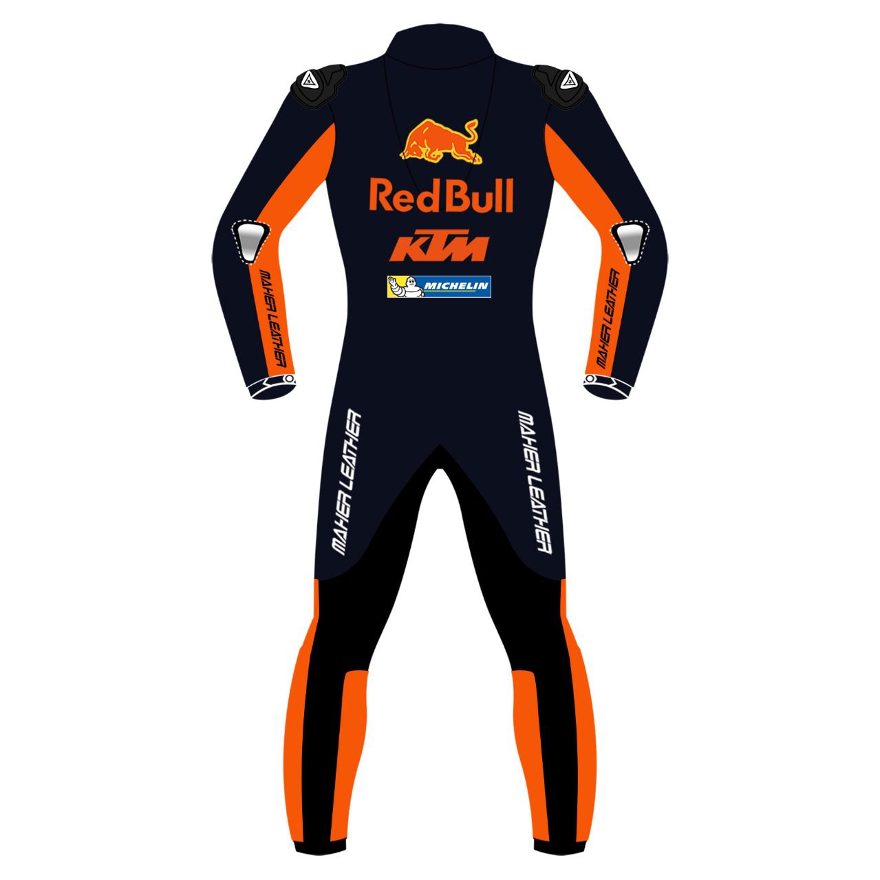 Youth Ktm Motogp Leather Racing Suit Red Bull Motorcycle Suit