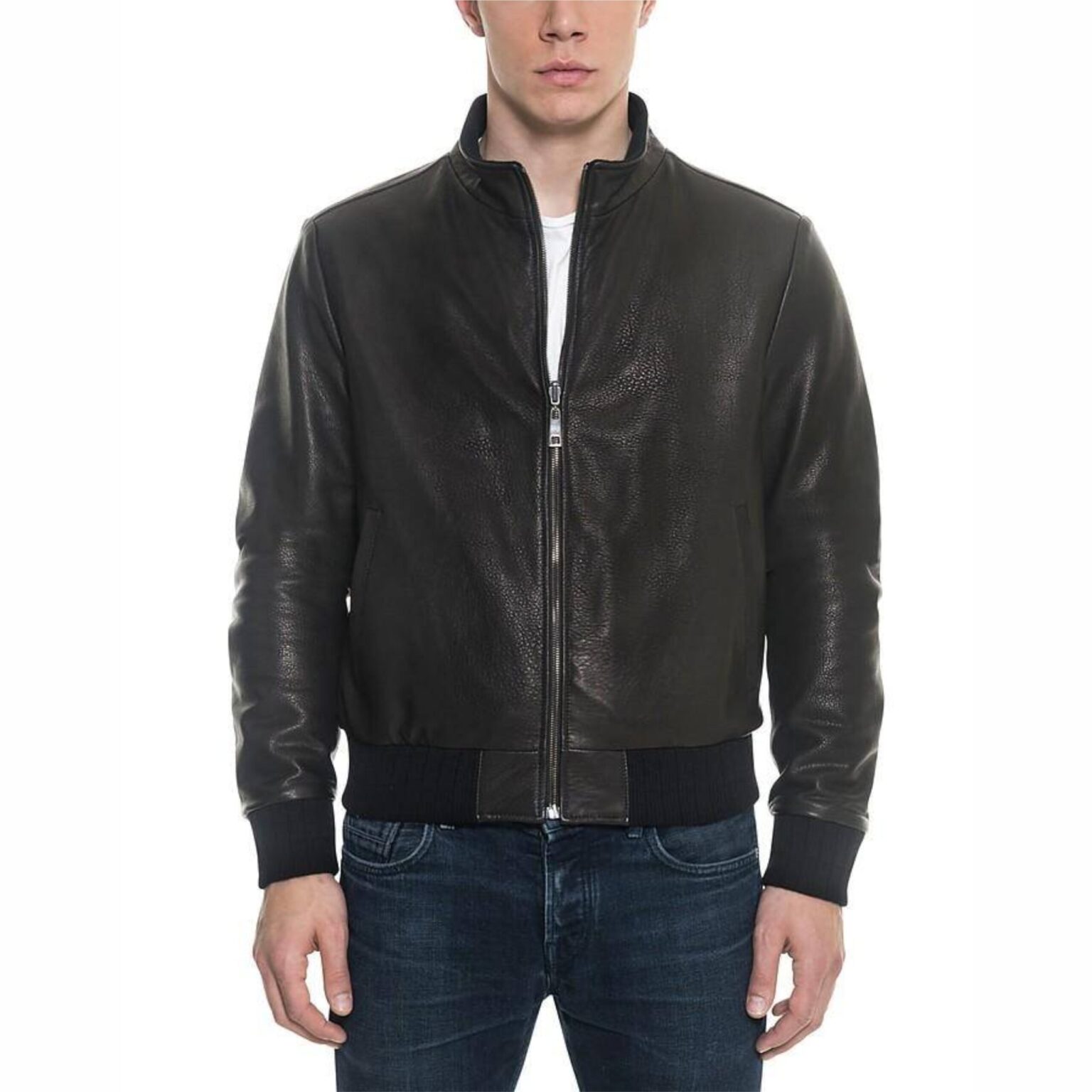 Best black leather jacket | Cheap real leathers jackets for men