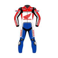Authentic Honda motorcycle racing and riding leather suit