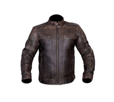 Leather Brown motorcycle jacket