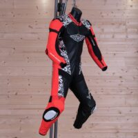 Custom made one piece motogp leather racing suit
