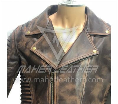 Vintage Brown leather jacket for sale