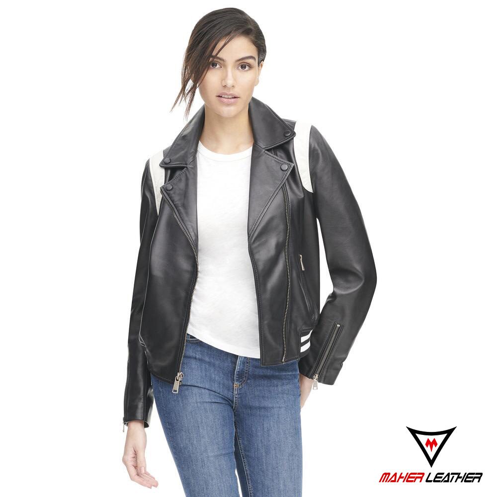 Madeline Asymmetrical Leather Jacket