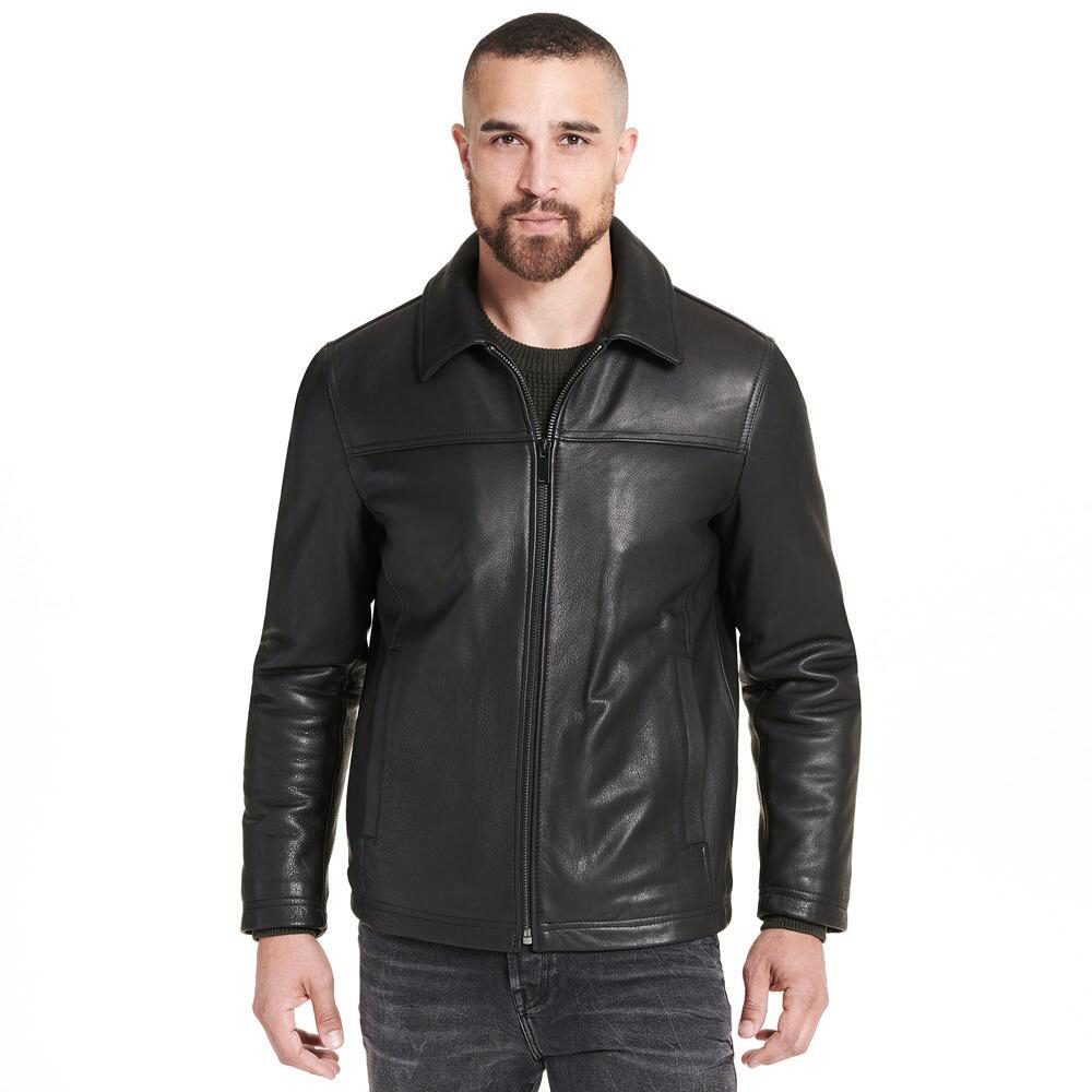 Best black leather jacket | Cheap real leathers jackets for men