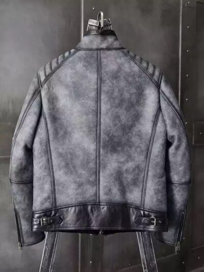 bomber jacket-sheepskin made