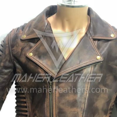 Vintage Brown leather jacket for sale
