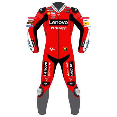 Pecco Bagnaia Lenovo Ducati Racing Motorbike Suit 2021