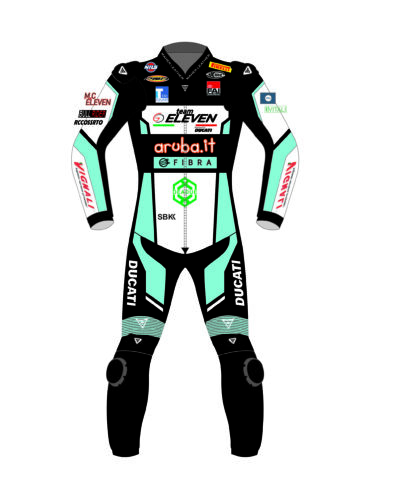 Ducati Aruba It leather Motorcycle Racing Suit