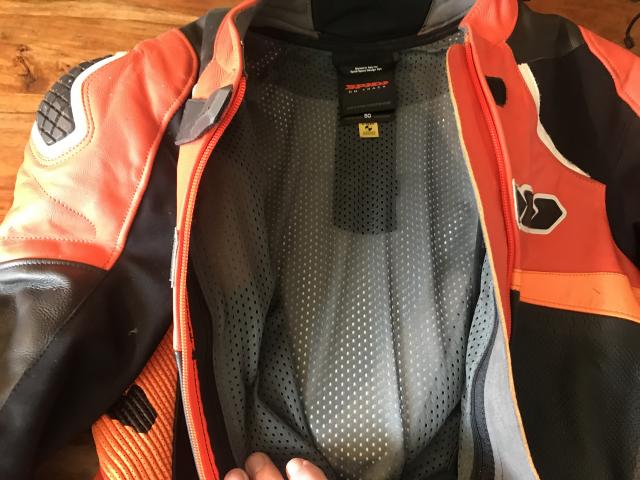 Cleaning the interior of Motorcycle Leathers suit