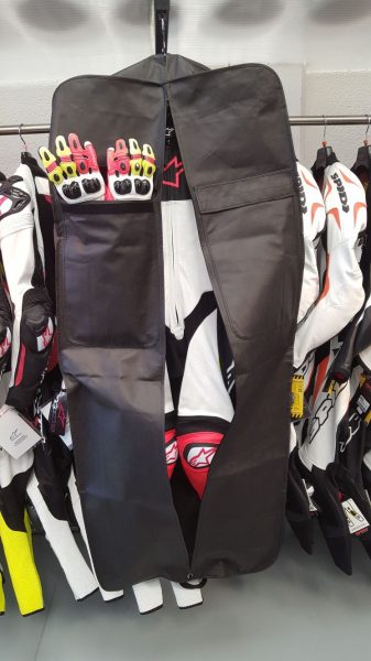 garment bag for one piece motorbike suit
