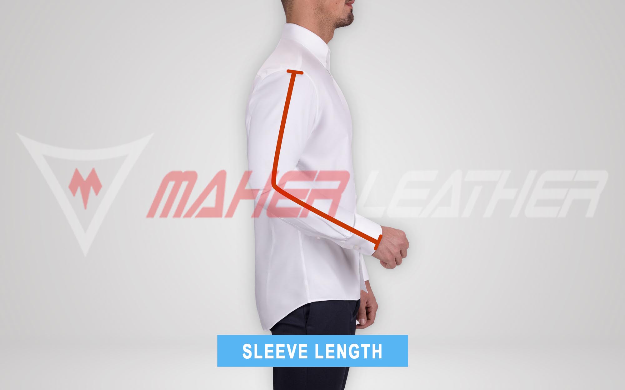 measuring the sleeve length