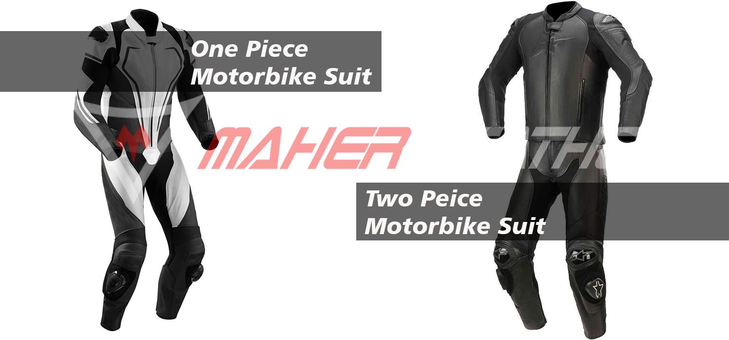 one piece motorbike suit vs two piece motorbike suit