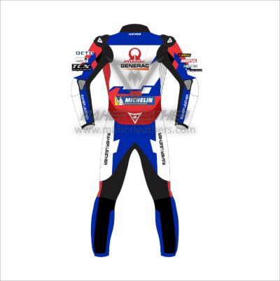 Ducati One Piece Leathers suit back side Johan Zarco Motogp 2022