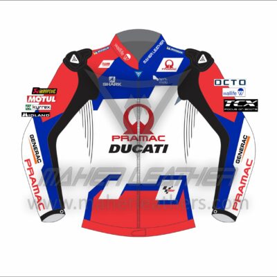 Johan Zarco Ducati leather motorbike jacket 2022