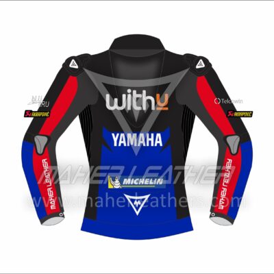 Darryn Binder Yamaha leather Motorbike jacket 2022