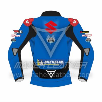Alex Rins Suzuki Leathers Motorbike jacket 2022