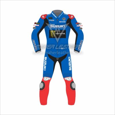 Suzuki-Bike-Leathers-suit-front-side-Alex-Rins-Motogp-2022