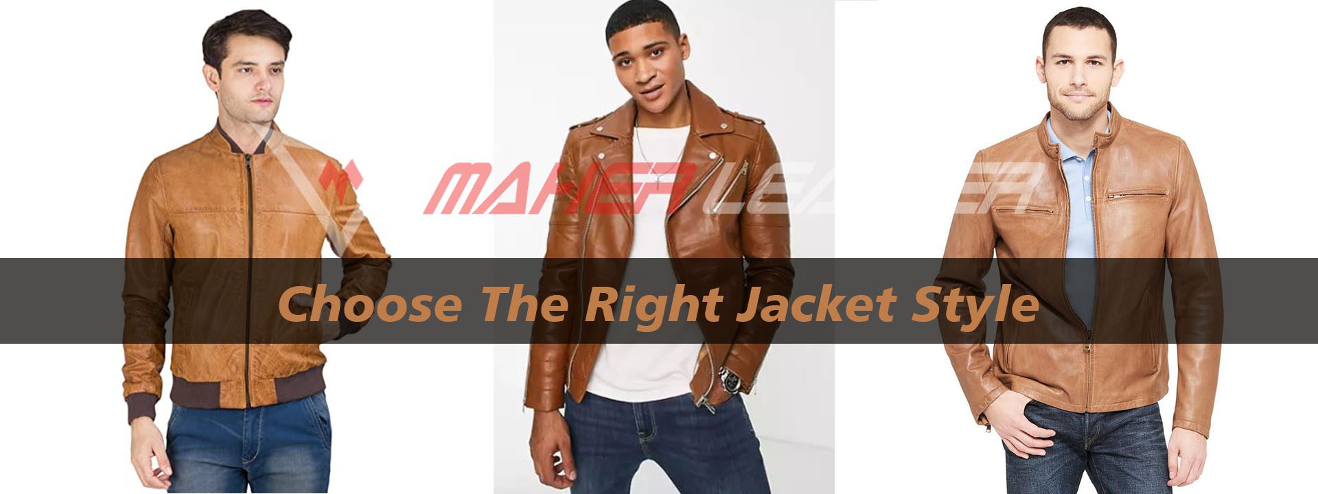 Choose the right brown leather jacket style