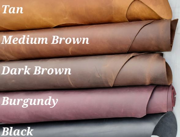 Various colors of leather