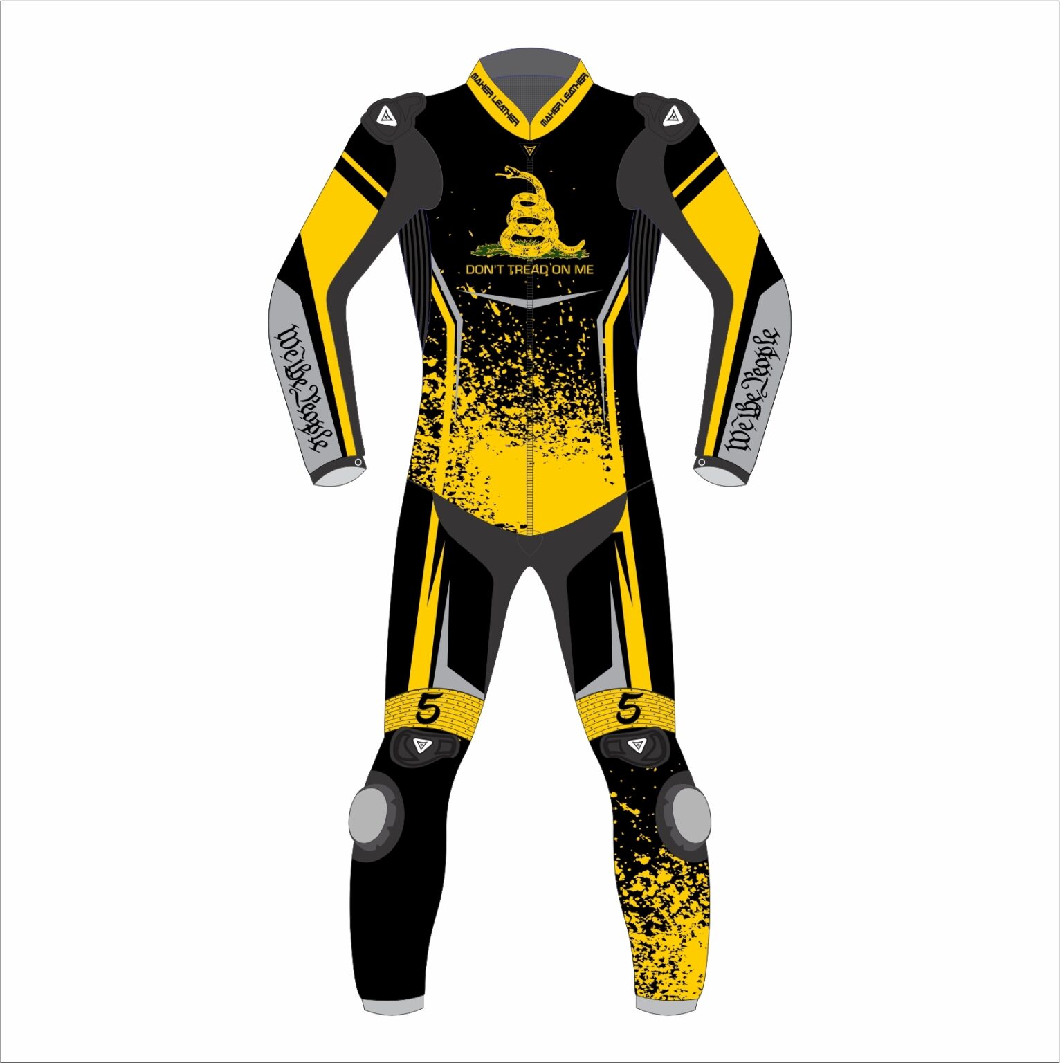 Custom made motorcycle race suits leather motorbike riding gear