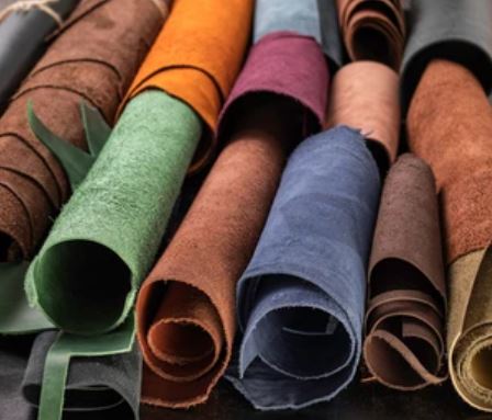 different types of color leather
