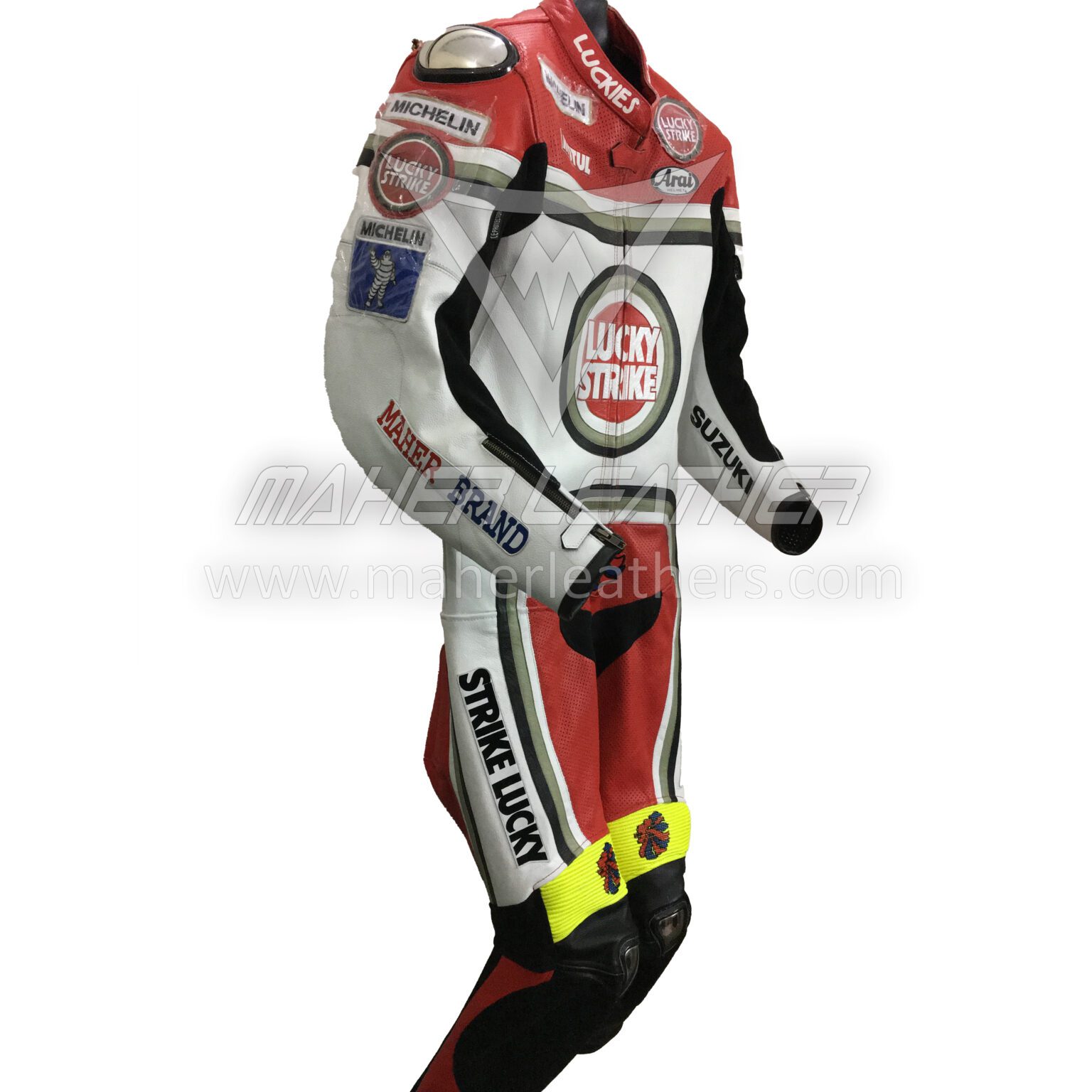 Suzuki leather one piece racing suit | motorcycle apparel | motogp