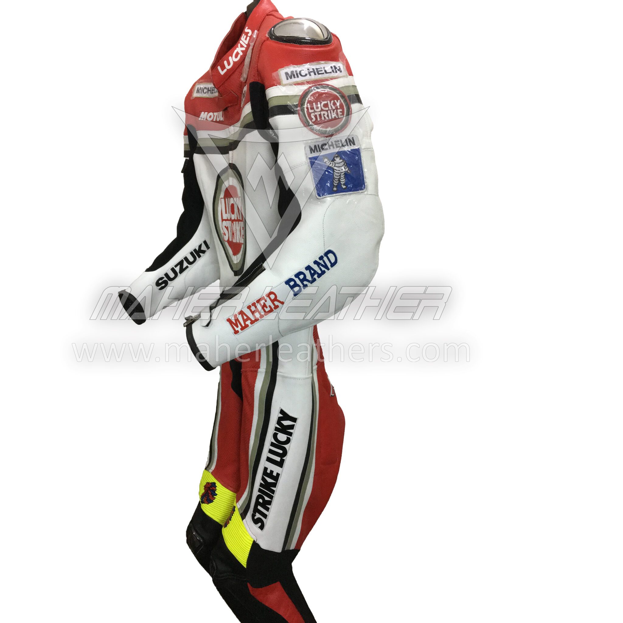 Suzuki leather one piece racing suit | motorcycle apparel | motogp
