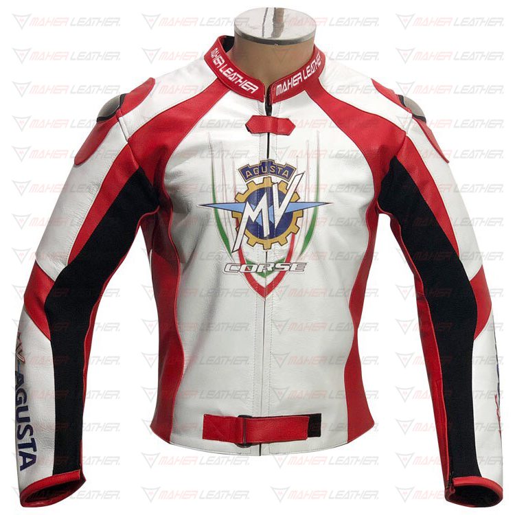 Front look of mv agusta motorcycle jacket