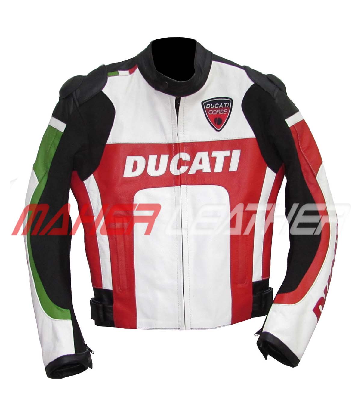 ducati corse leather riding motorcycle jacket
