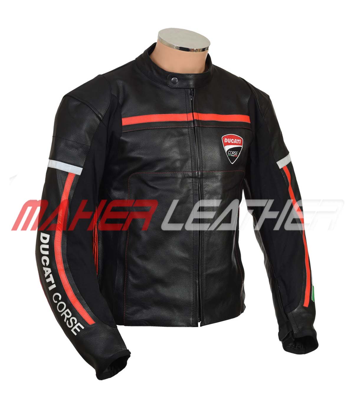 The right side look of The front look of Ducati motorcycle jackets for sale