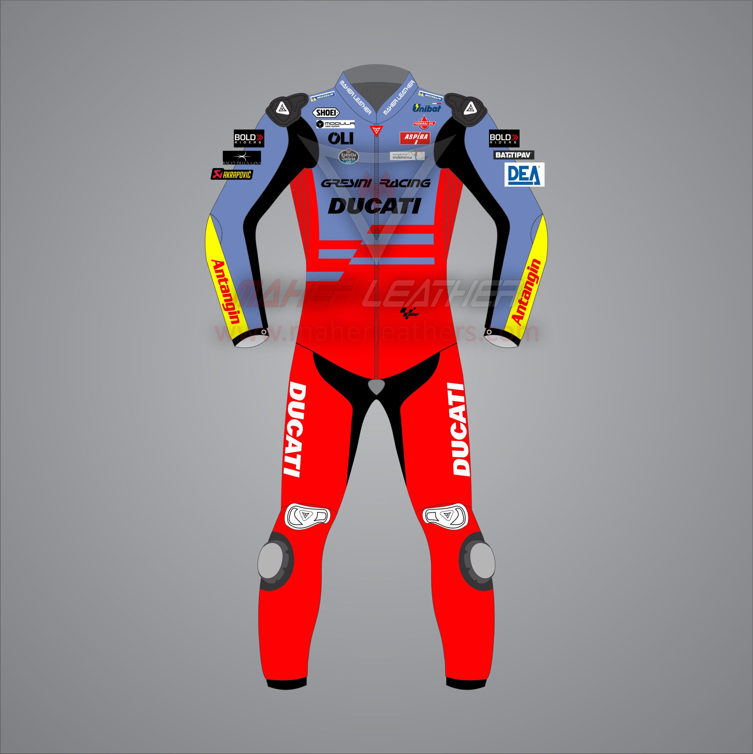 Alex Marquez Ducati Motogp Racing Motorbike Suit 2023