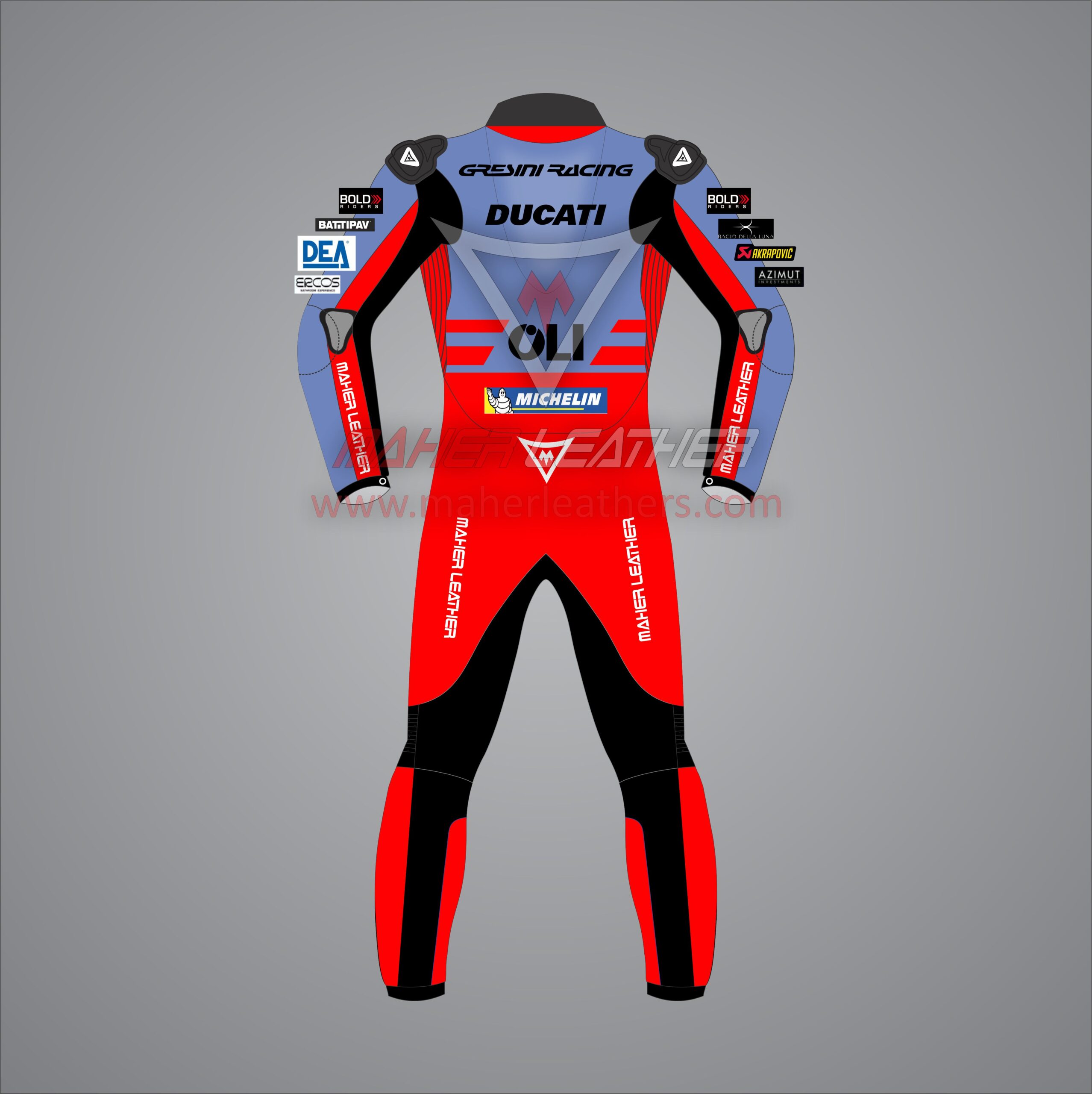 Fabio Di Giannantonio Ducati Motogp Racing Motorbike Suit 2023