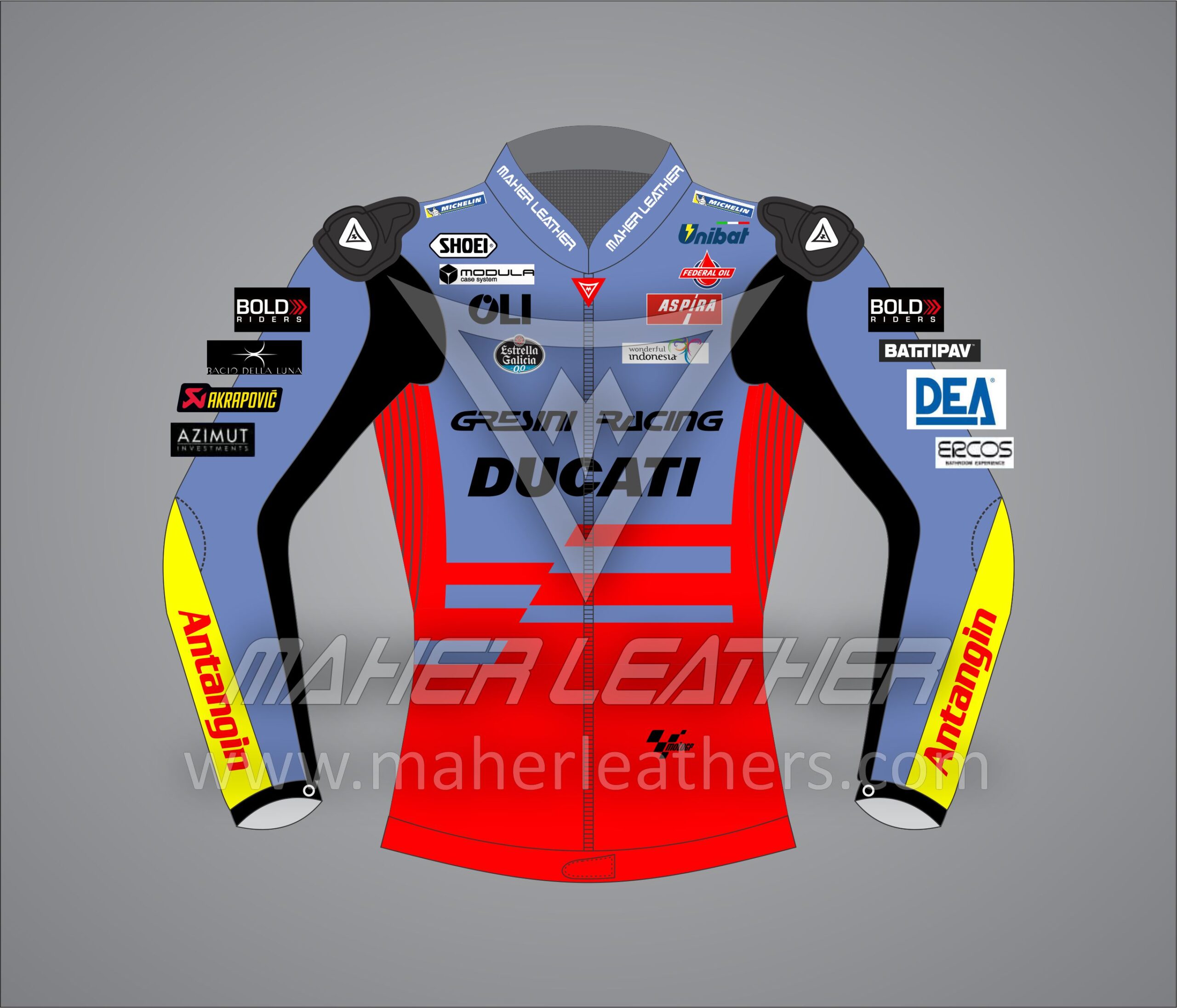 Fabio Di Giannantonio Ducati Motogp Racing Motorbike Jacket 2023