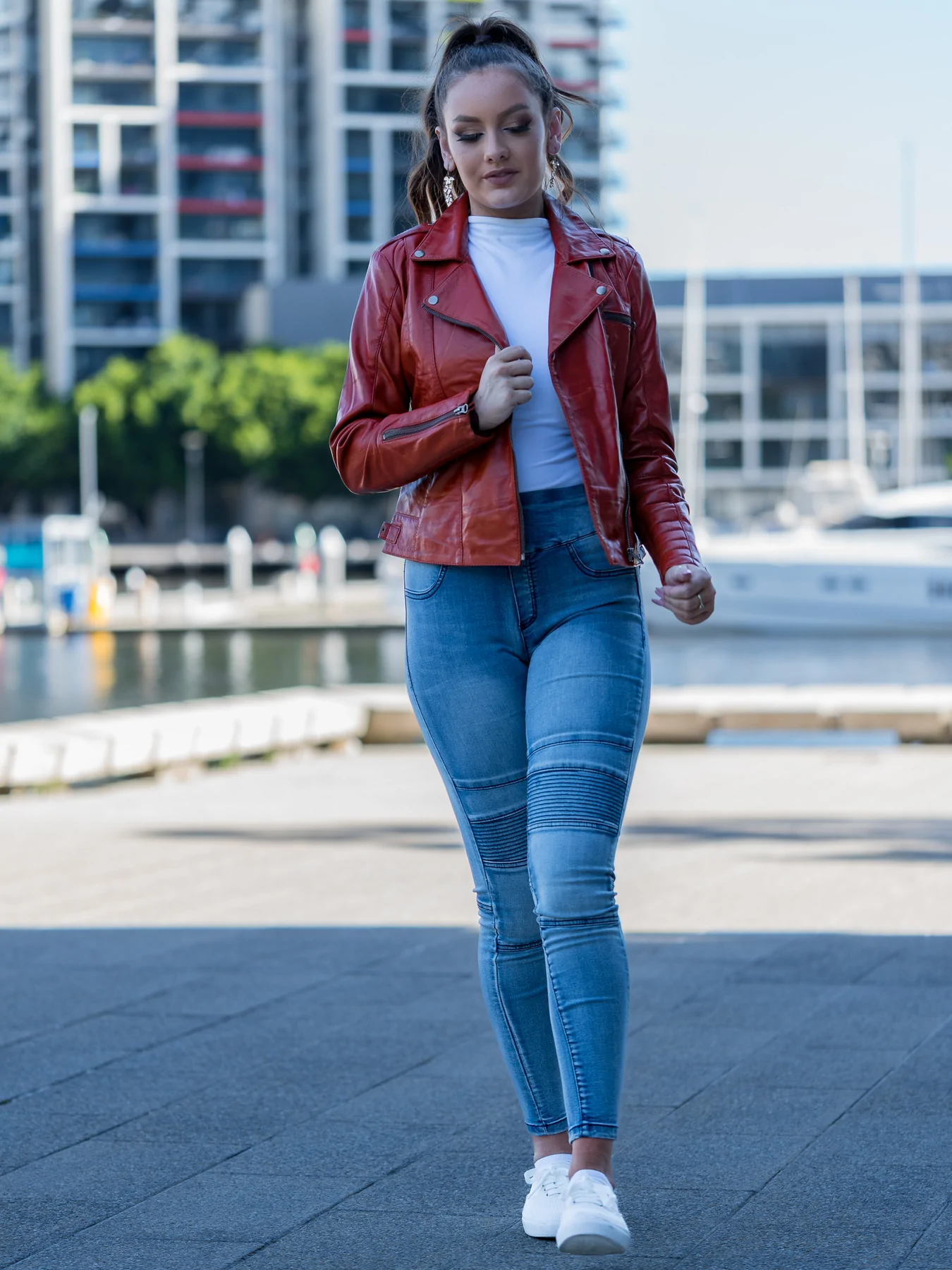 Sydney Short Puffer Jacket - Red | Levi's® US-mncb.edu.vn