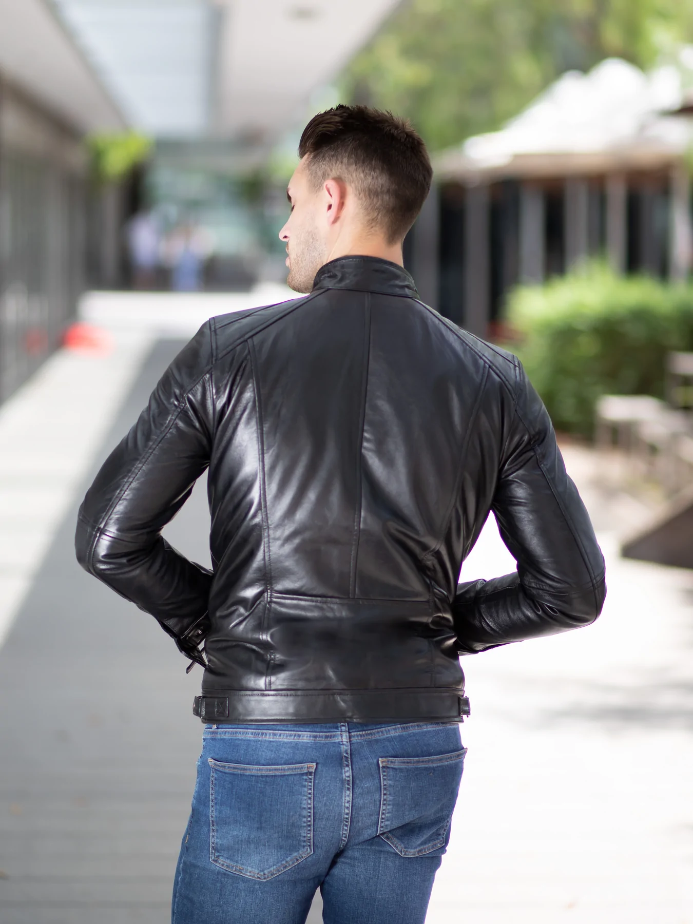Iconic Black Leather kloset for Men