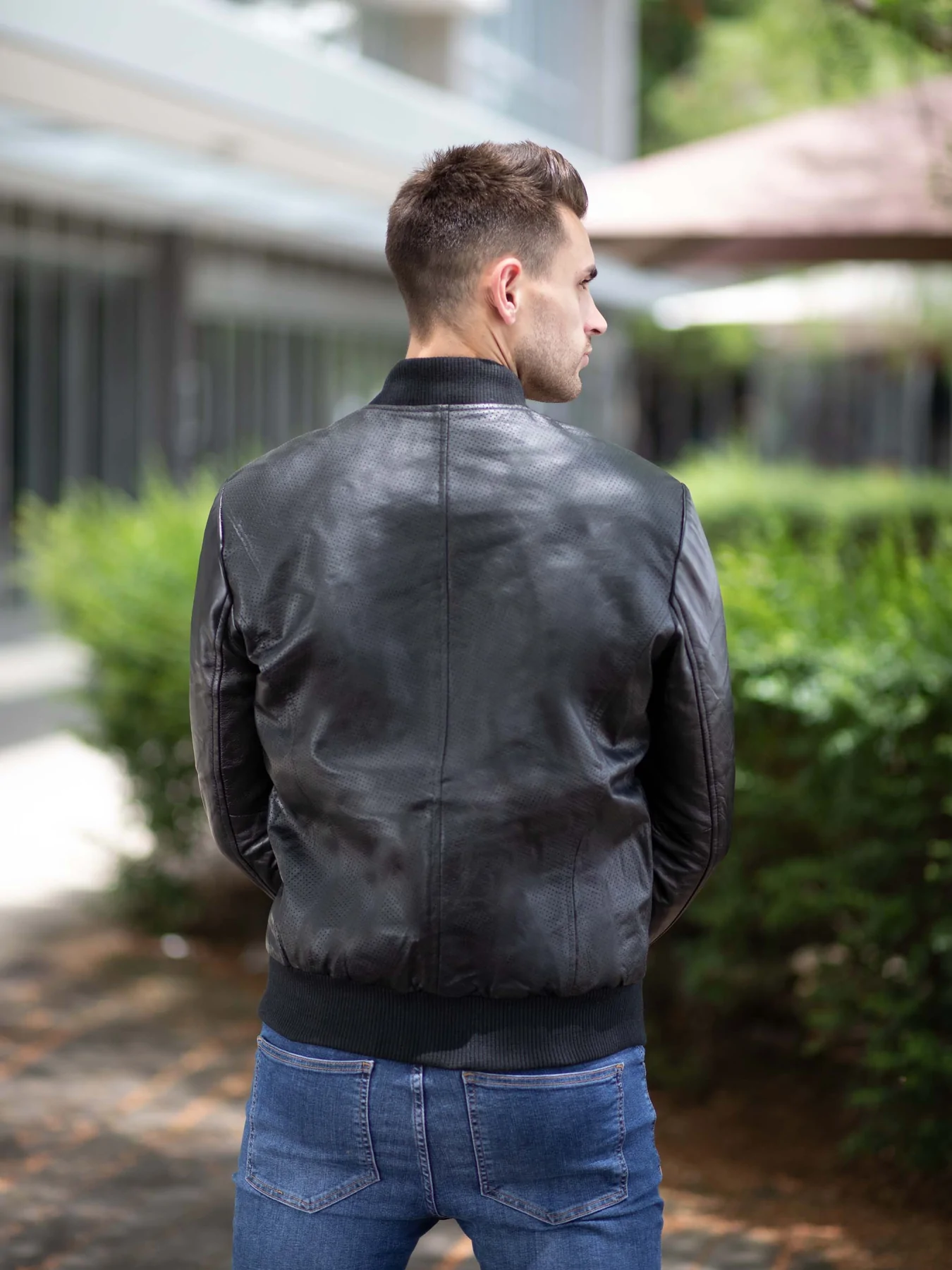 Ralph Lauren Classy Black Leather Jacket