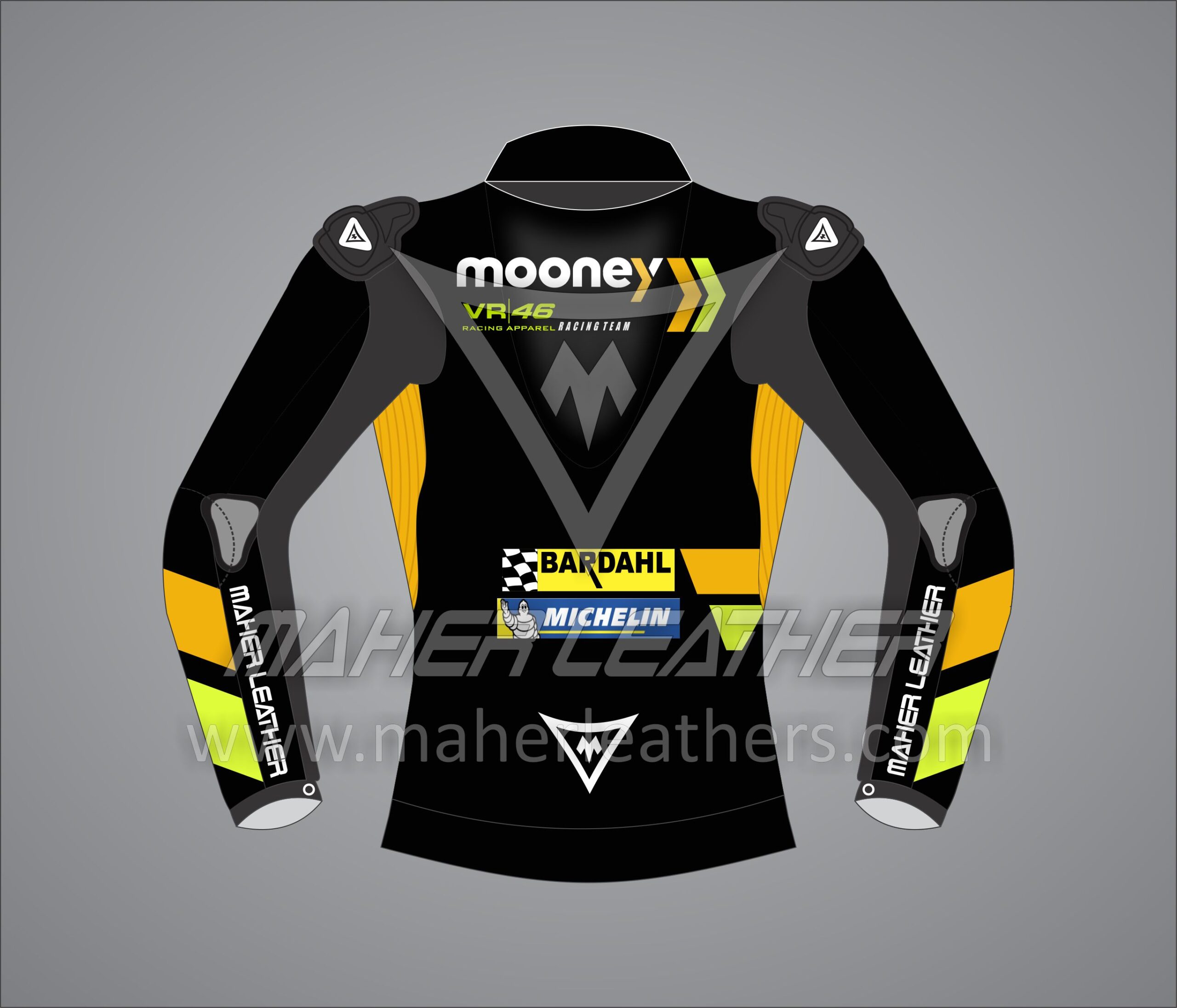 Marco Bezzecchi Mooney VR46 Motorbike Jacket