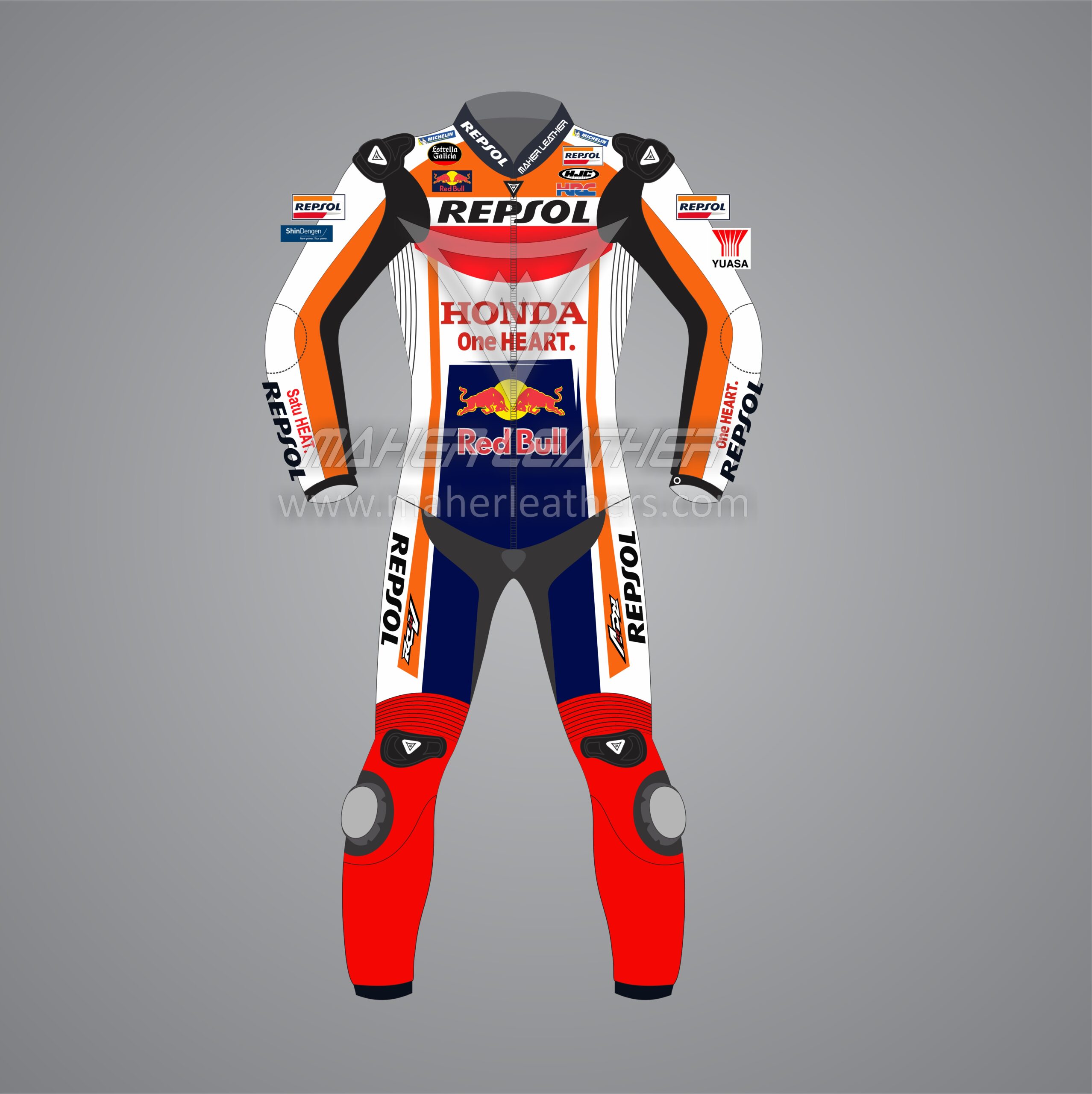 Marc Marquez Honda Repsol Leather Suit 2023
