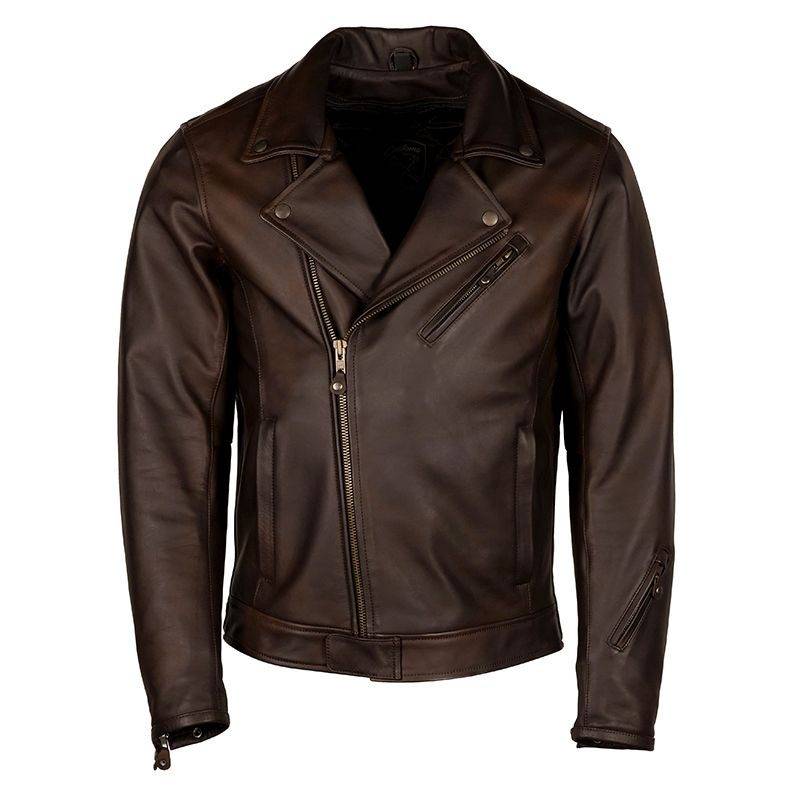 most beautiful mens rockstar jacket in brown color