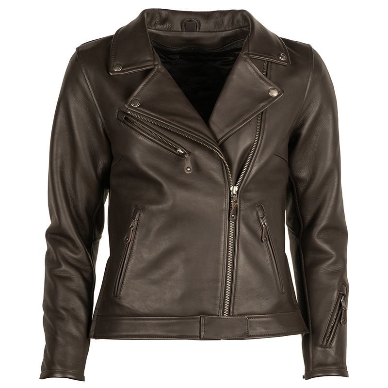 Women Maroon Double Rider leather Jacket