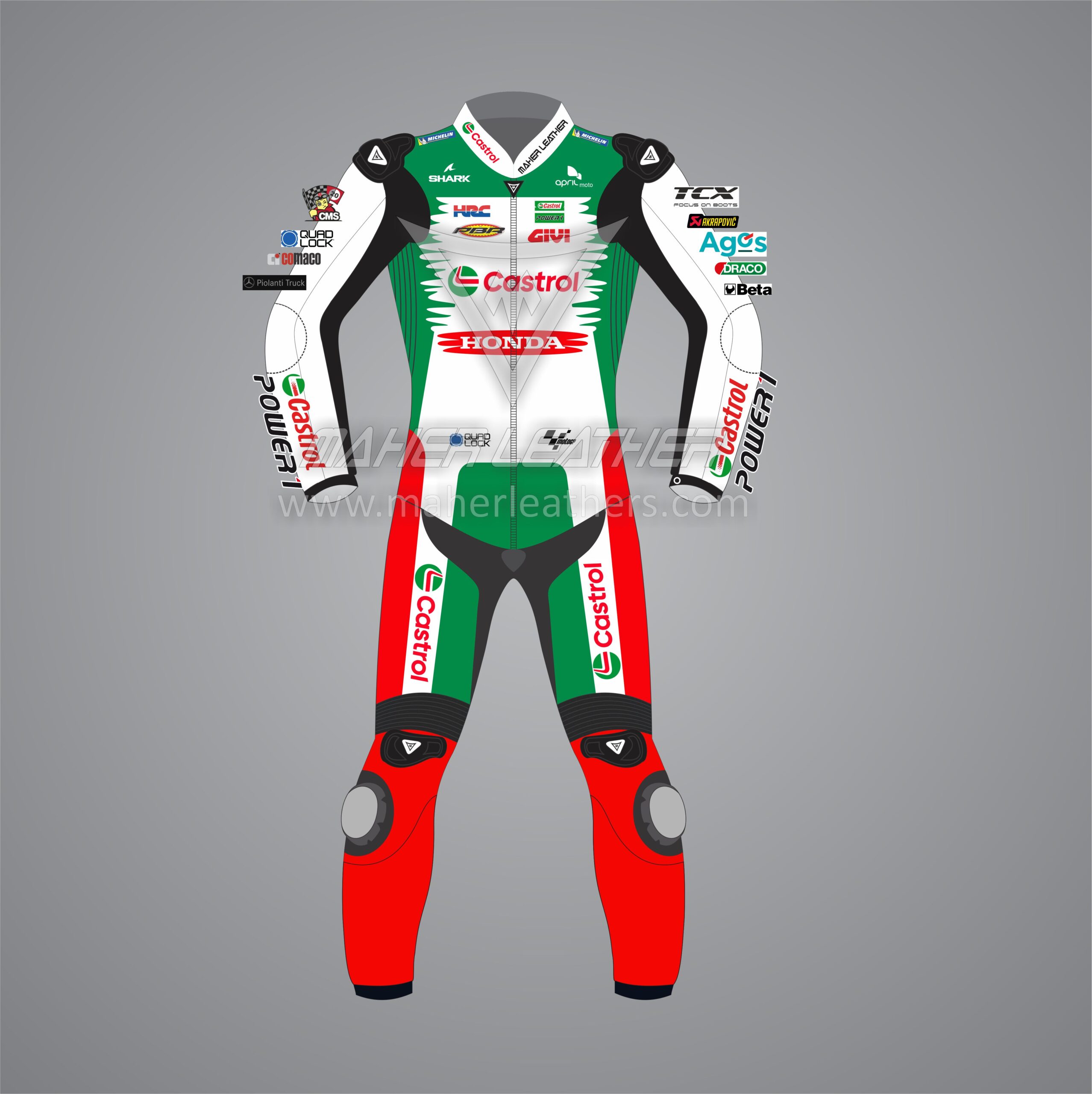 Johann Zarco Castrol MotoGP Motorbike Suit 2024