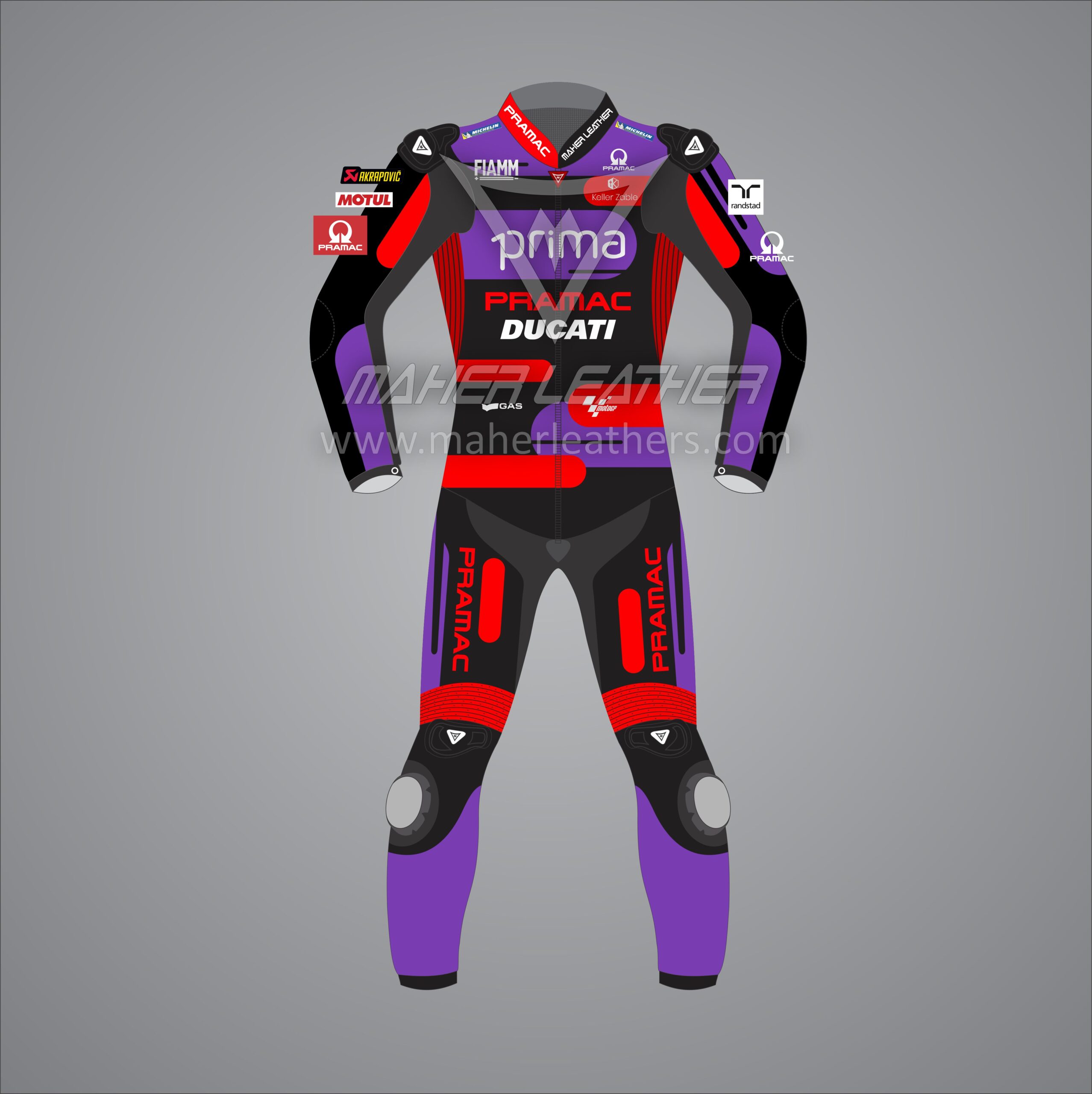 Jorge Martin Prima Pramac Ducati Motorbike Suit