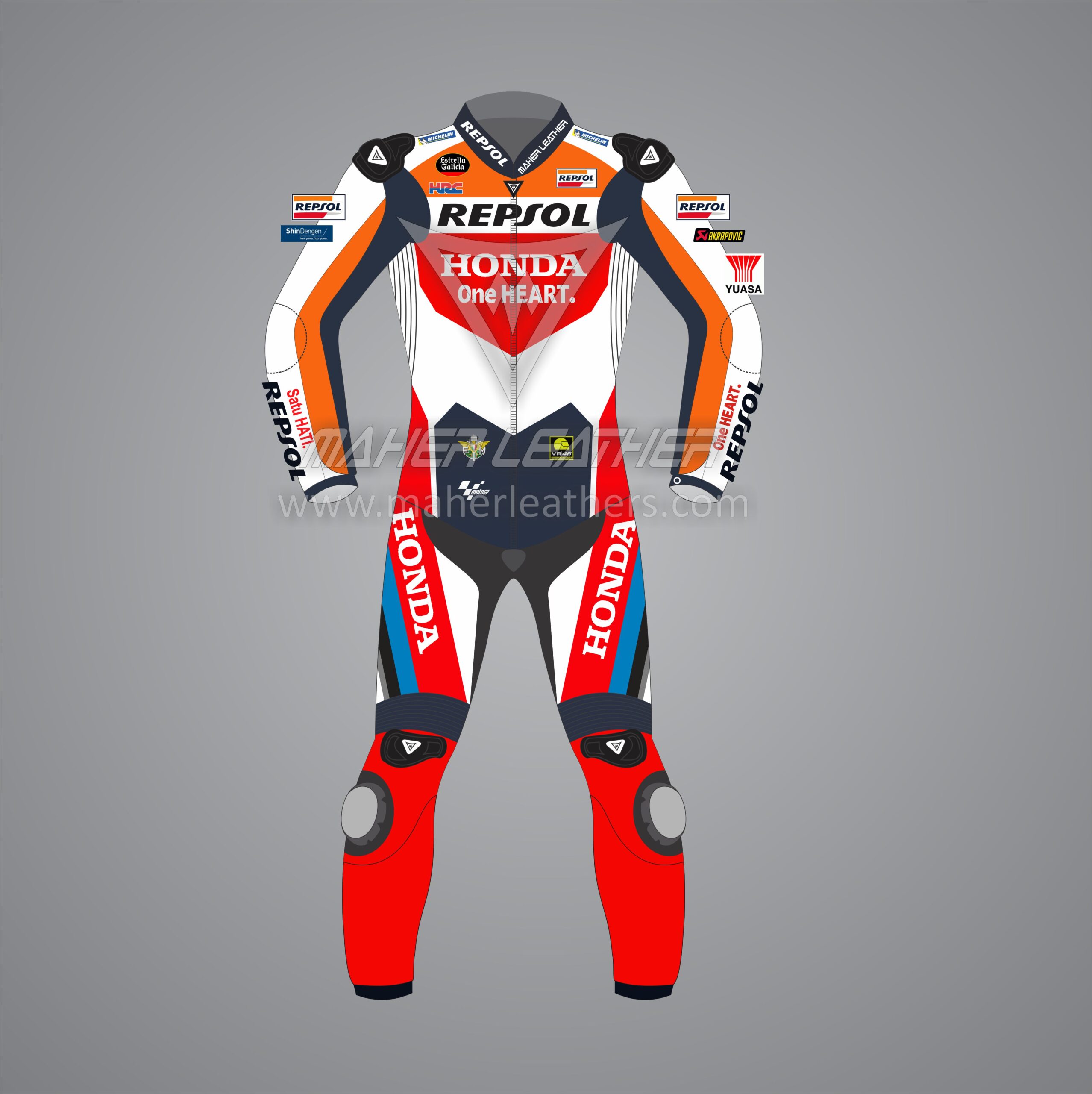 REPSOL BIKE LEATHERS LUCA MARINI 2024 FRONT